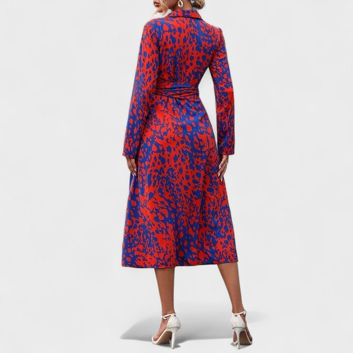 Camila – Robe à motif léopard