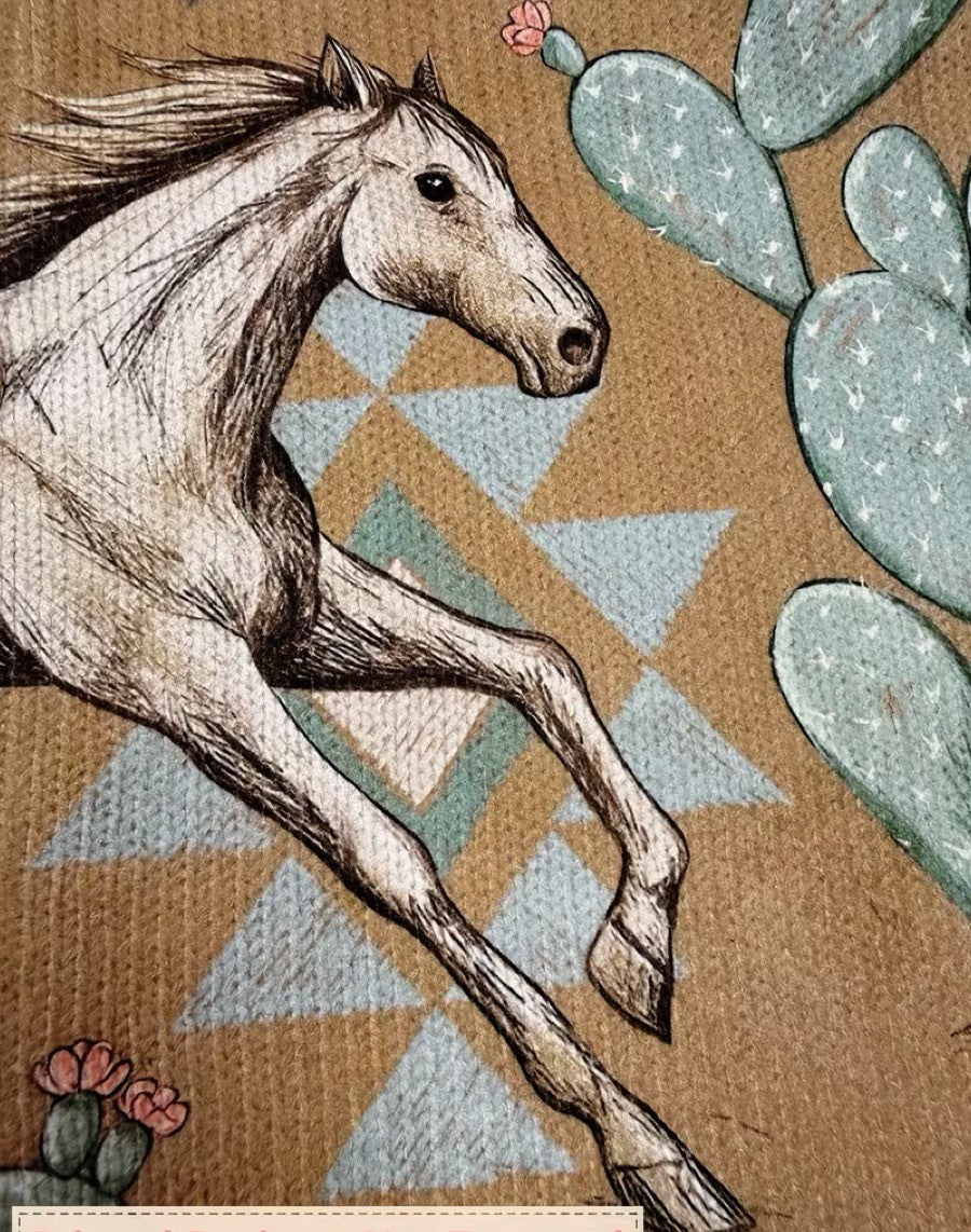 Winona | Cardigan zippé en désert et cactus