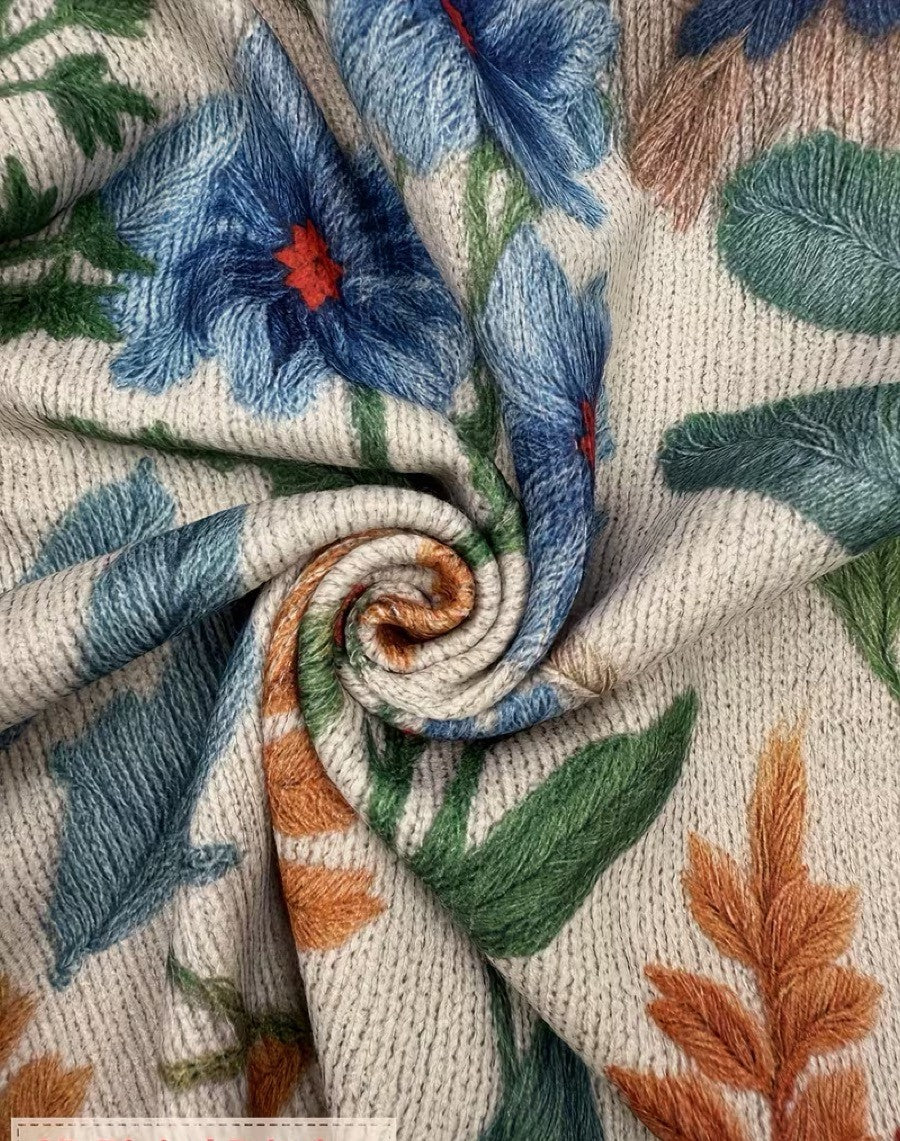 Clementine | Cardigan zippé de jardin botanique